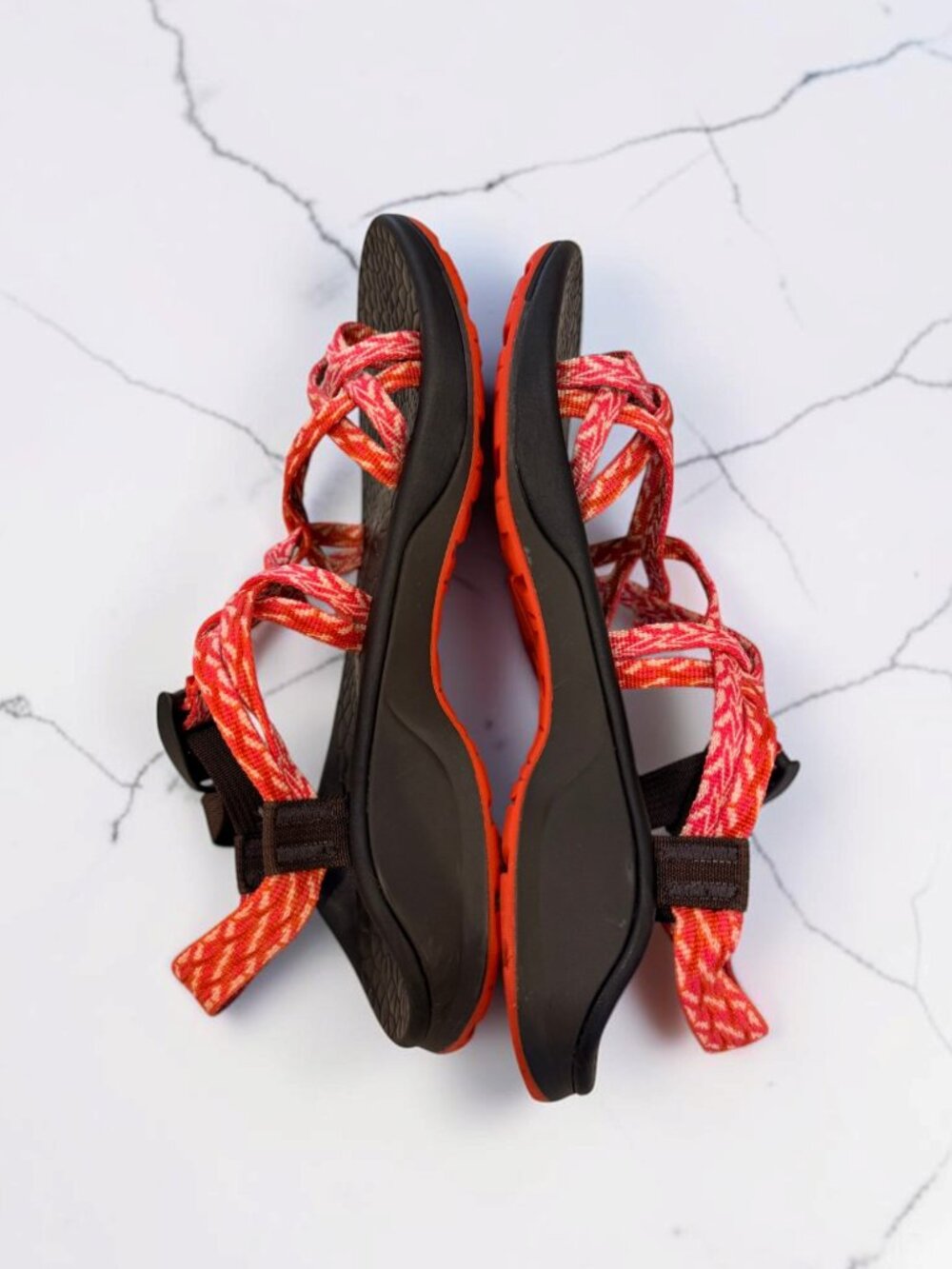 Chaco ZX/2 Classic Double Strap Sandals Women's Size 8 Coral - Picture 7 of 11